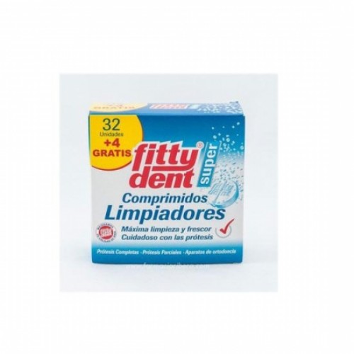 FITTYDENT 32+4 TAB LIMPIADORAS