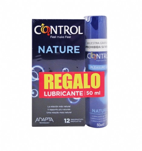 CONTROL NATURE + PLEASURE GEL PRESERVATIVOS +LUB