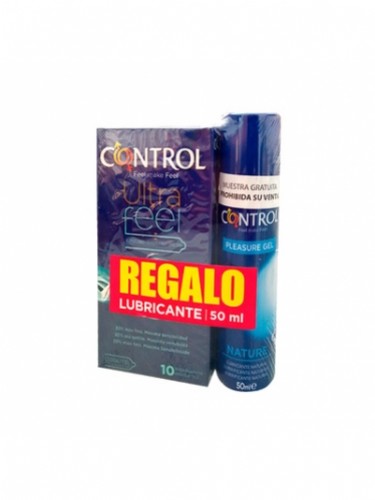 PACK CONTROL ULTRAFEEL + LUBRICANTE NATURE PRESE