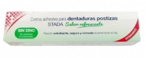 CREMA ADHESIVA DENTADURAS POSTIZAS STADA 40G SABOR FRESCO