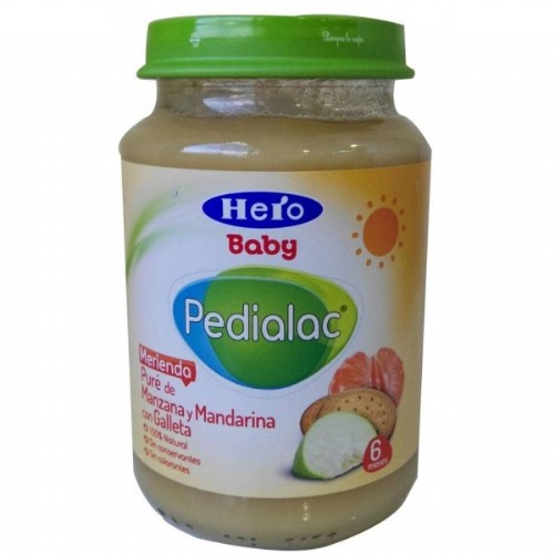 PEDIALAC MERIENDA PURE MANZANA MANDARINA GALLETA