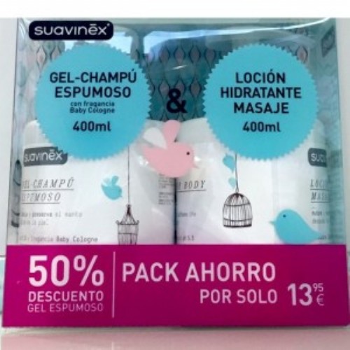 SUAVINEX PACK AHORRO GEL-CHAMPU+LOCION