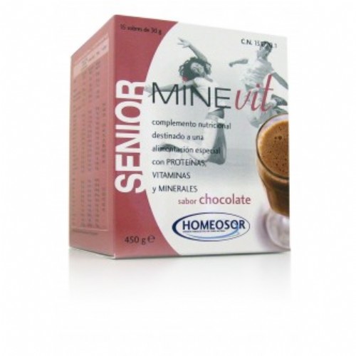 MINEVIT SENIOR 30 G 15 SOBRES CHOCOLATE