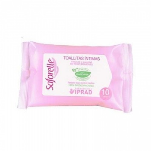 SAFORELLE TOALLITAS INTIMAS 10 TOALLITAS