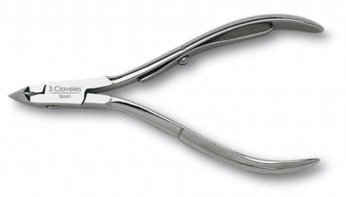 3 CLAVELES ALICATE CUTICULA 10 CM
