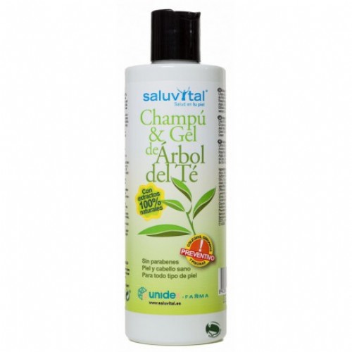 SALUVITAL CHAMPU & GEL DE ARBOL DEL TE 300 ML