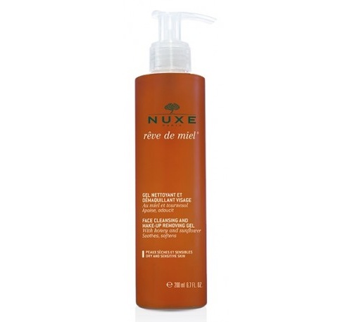 Nuxe gel nettoyant-demaq visage reve miel 200ml