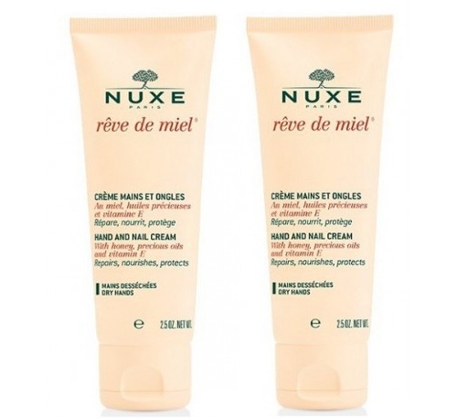 Nuxe duplo crema manos reve miel 2x 50ml