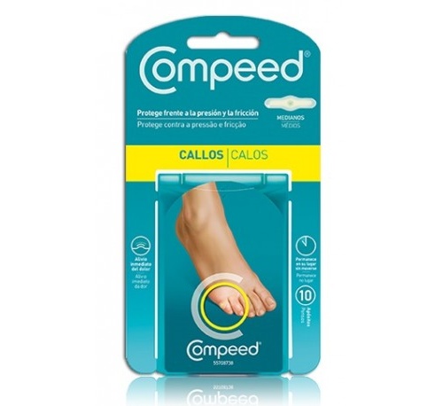 Compeed callos - hidrocoloide (t- med 10 u)