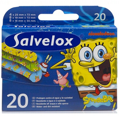SALVELOX BOB ESPONJA 20 UN