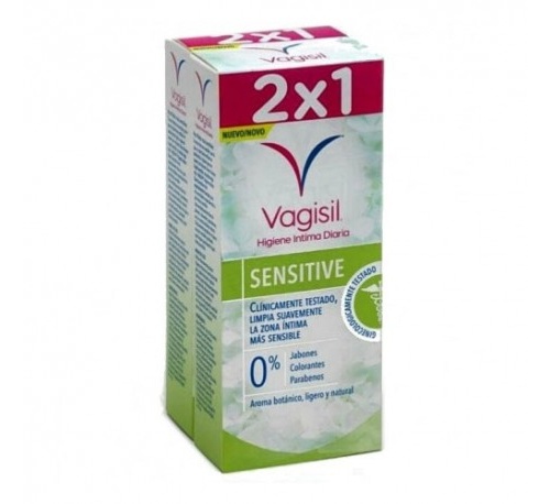 Vagisil higiene intima diaria sensitive (2 u x 250 ml)