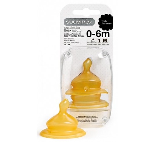 TETINA SUAVINEX LATEX T1 M 2U