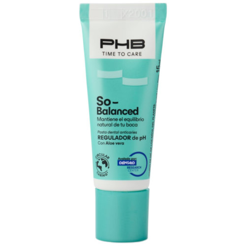 Phb time to care so balanced dentrifico  1 tubo 15 ml sabor menta suave