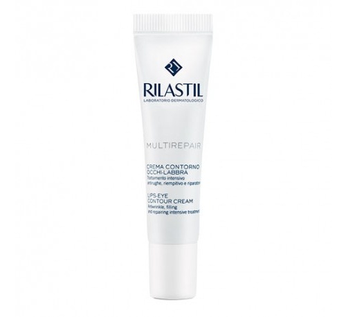 Rilastil multirepair crema contorno ojos labios (15 ml)