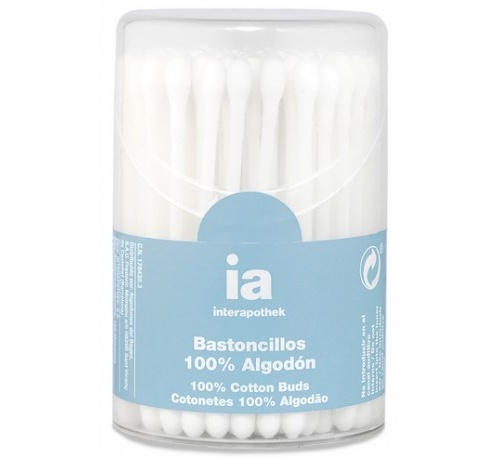 Bastoncillos oidos - interapothek neo (100 u)