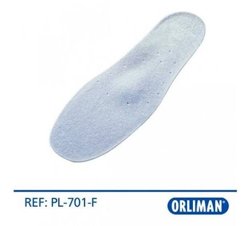 Plantilla silic forrada fina t.1 37-38 pl701f