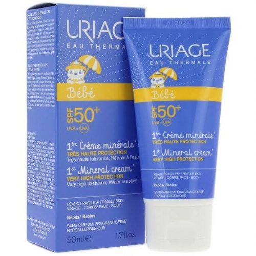Uriage bebe 1era crema mineral spf50+ (50 ml)