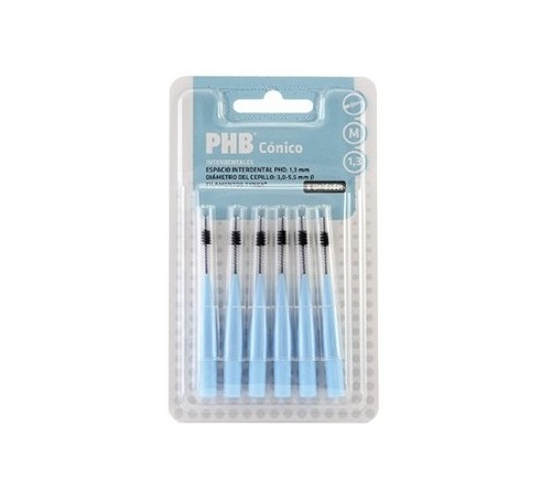 CEPILLO PHB INTERDENT CONICO 6