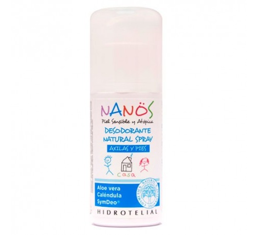 Hidrotelial nanos desodorante natural spray - axilas y pies (75 ml)