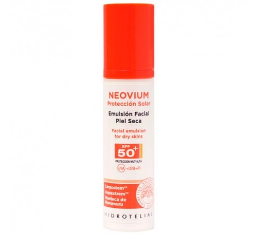 Hidrotelial neovium emulsion facial piel seca spf50+ (50 ml)