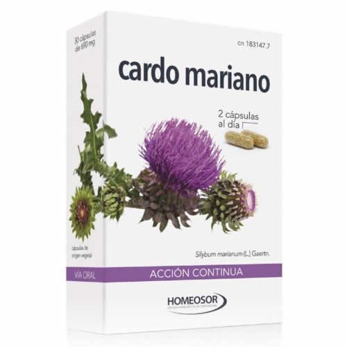 Cardo mariano  accion continua soria natural (690 mg 30 caps)