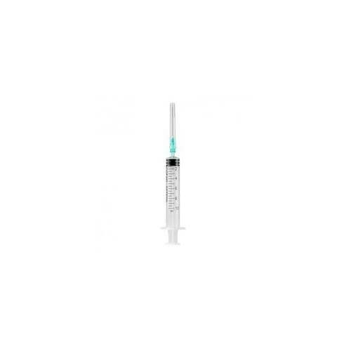 Jeringa c/aguja esteril - aposan (g21 ui 0,8 x 40 mm 5 ml)