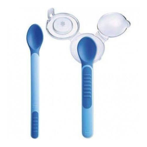 Mam heat sensitive spoon & cover - mam cuchara con puntas sensibles al calor