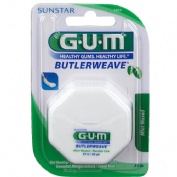 Gum-1855 dental - seda con cera (mentolada 54,8 m)