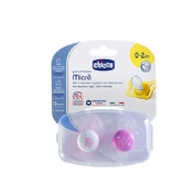 Chupete silicona - chicco physio micro (0-2 m rosa 2 chupetes)