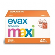 Protectores evax cottonlike - protege slip (maxi 40 protege-slip)