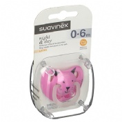 Chupete latex tetina anatomica - suavinex noche y dia (0- 6 m)