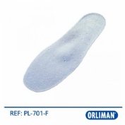 Plantilla silic forrada fina t.4 43-44 pl701f