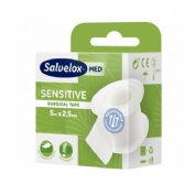 Esparadrapo hipoalergico - salvelox (poroso blanco 5 x 2,5)