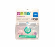 CHUPETE SILICONA MAM NIGHT 0- 6 M 2 U +CAJA ESTE