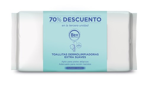 BE+ PEDIATRICS TOALLITAS HUMEDAS EXTRA SUAVES TR