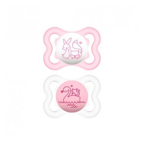 Chupete silicona - mam air (0- 6 m pack doble)