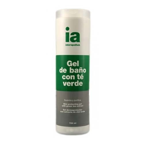 Interapothek gel de baño con exto te verde 750 m