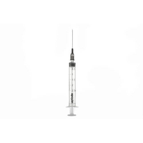 Jeringa c/aguja esteril - aposan (g21 ui 0,8 x 40 mm 2,5 ml)